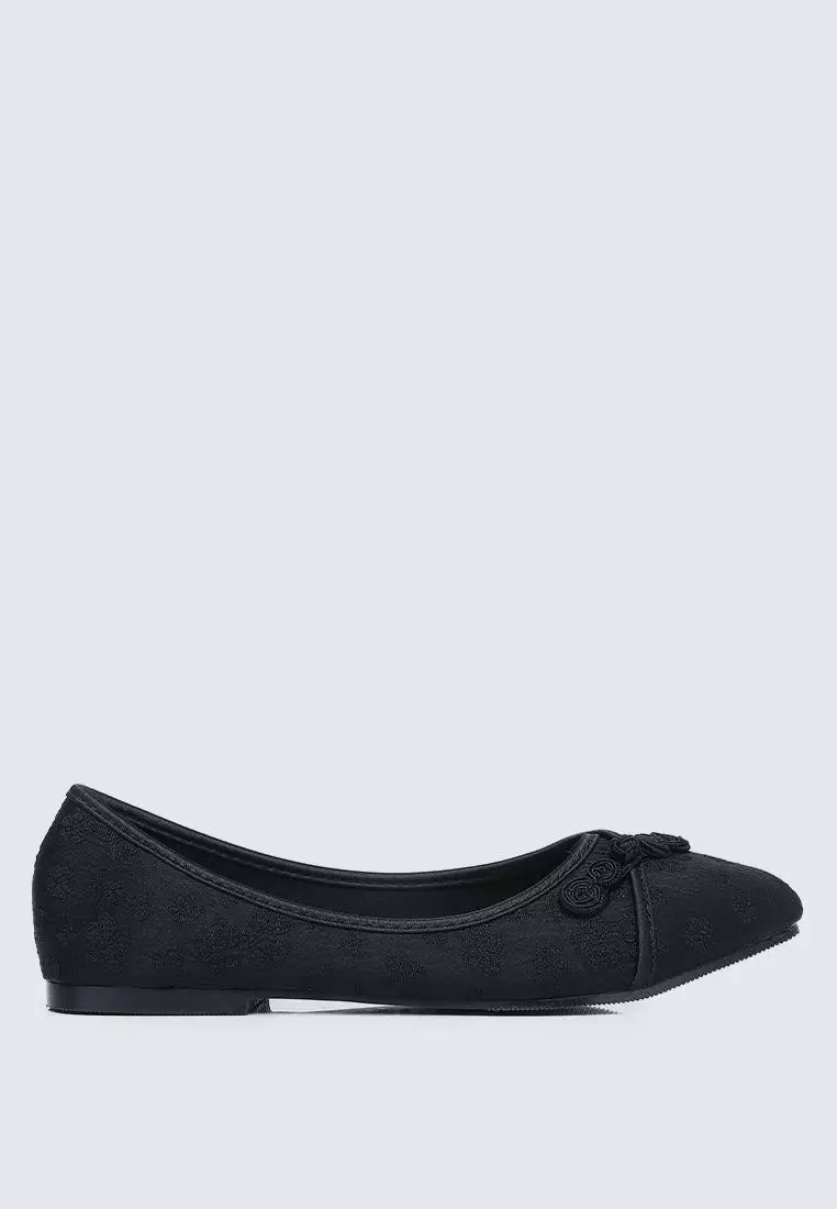 Comfy black ballet on sale flats