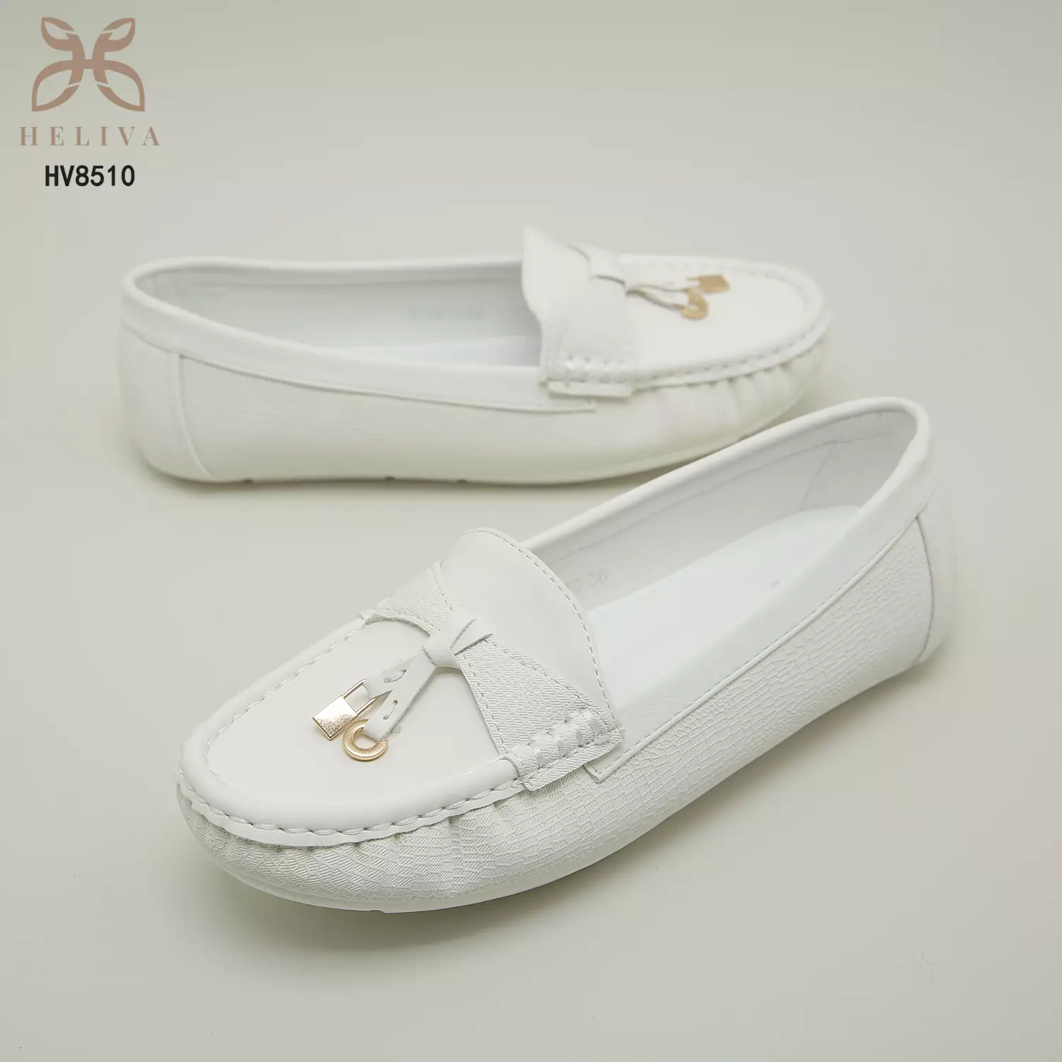 Heliva Mendy Loafers Bow Slip On Lady Shoes Sol 2cm