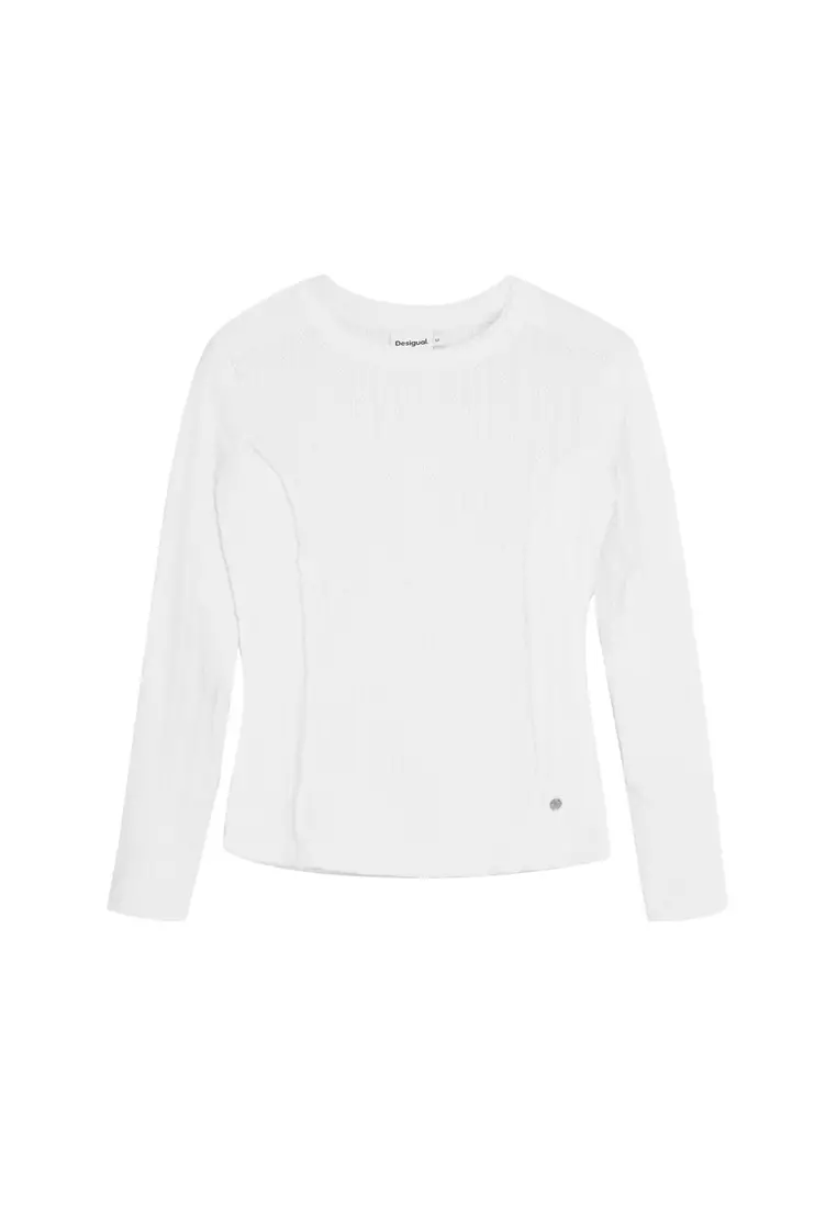 Pearl stitch T-shirt