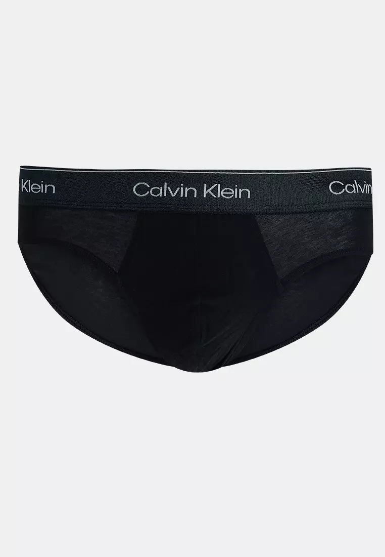 Icon Cotton Stretch Metallic 3-Pack Hip Briefs