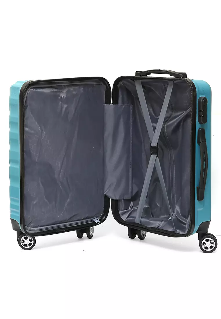 Carlton Koper Unisex Size 20 Inch Suitcase Combination Lock Material ABS+PVC Coated ORIGINAL - Tosca