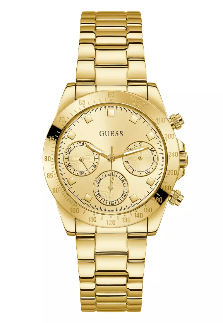 Guess GW0314L2 - Jam Tangan Wanita - Gold - Stainless Steel Bracelet