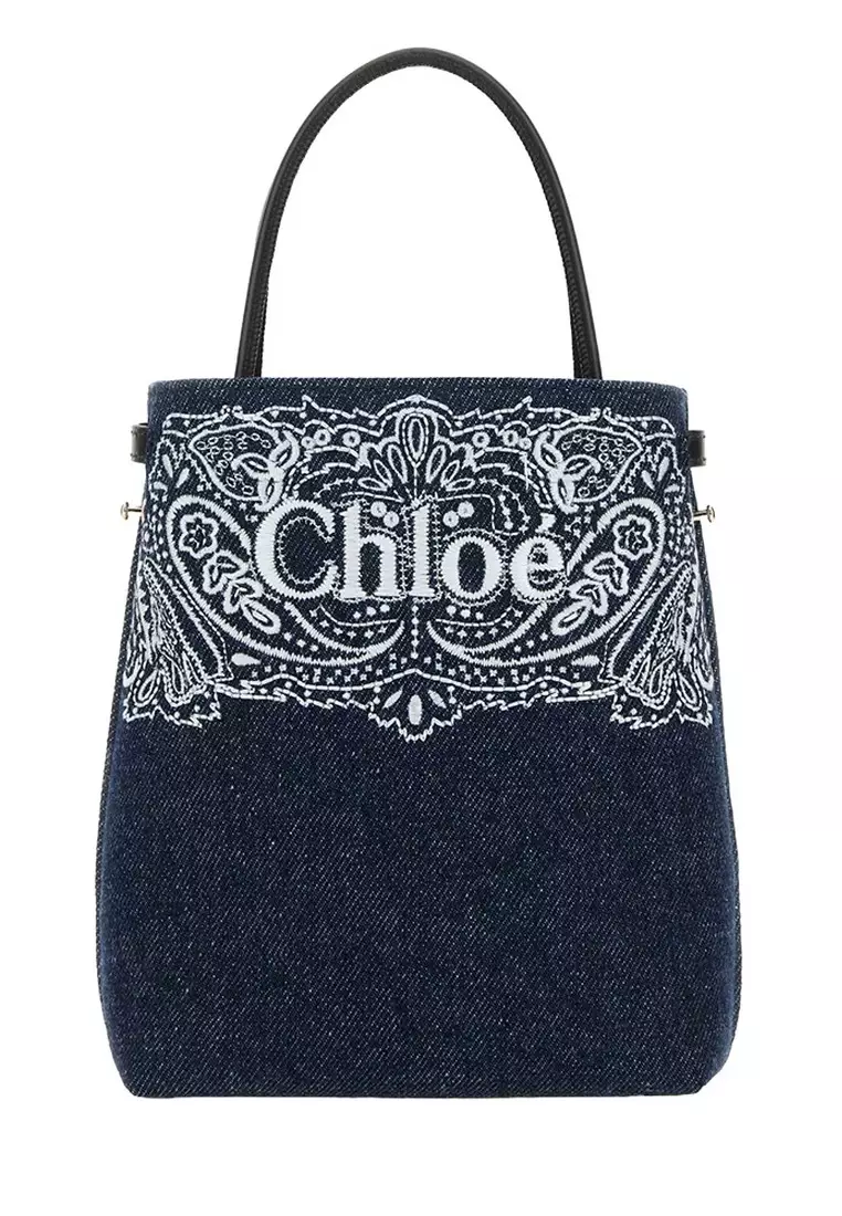 Denim MicSense In Blue Crossbody Bag in Blue