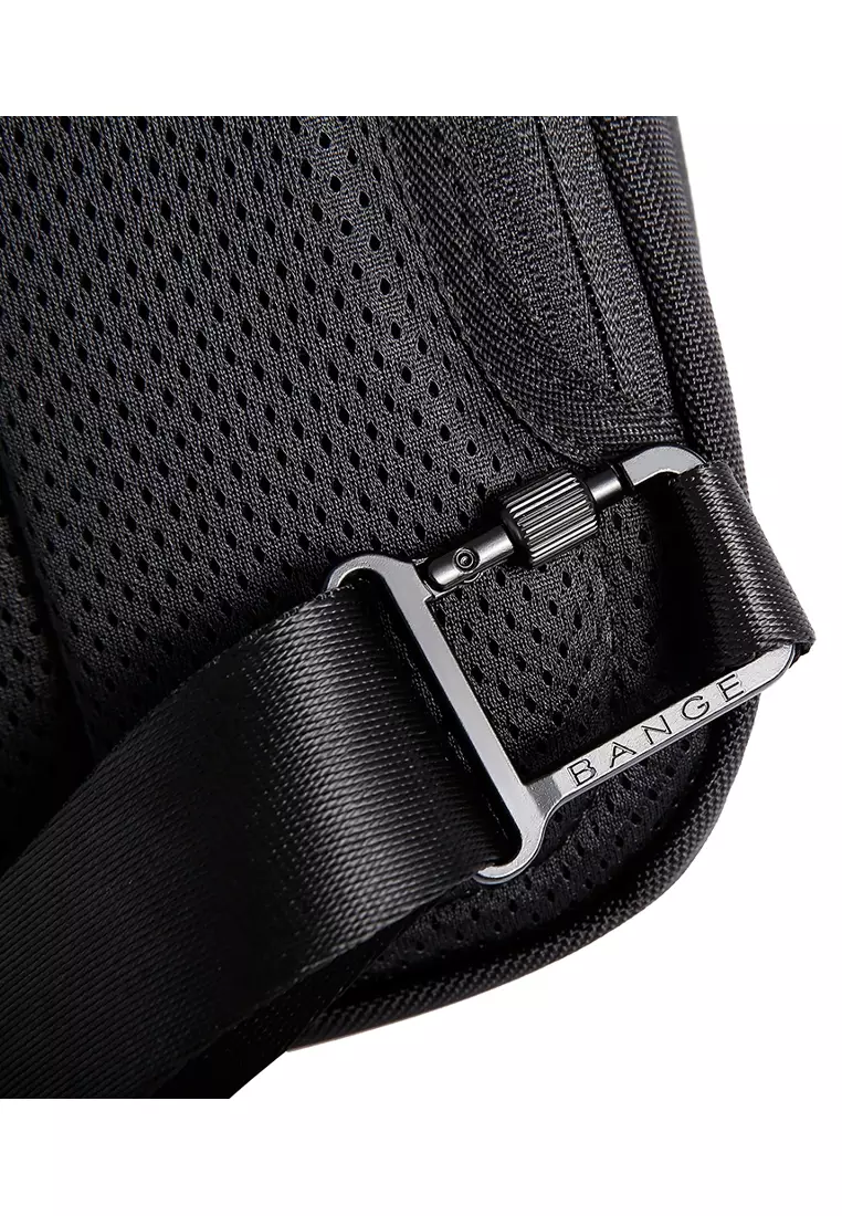 Bange Titan Water Resistant Men Sling Bag with Multi Compartment and fits 11inch iPad