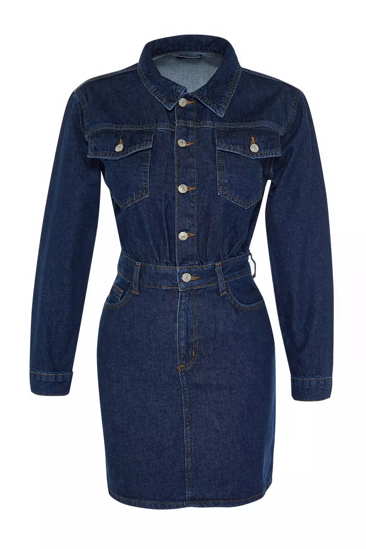 Mini Denim Dress