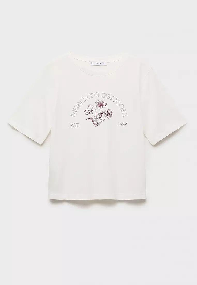Printed Cotton-Blend T-Shirt