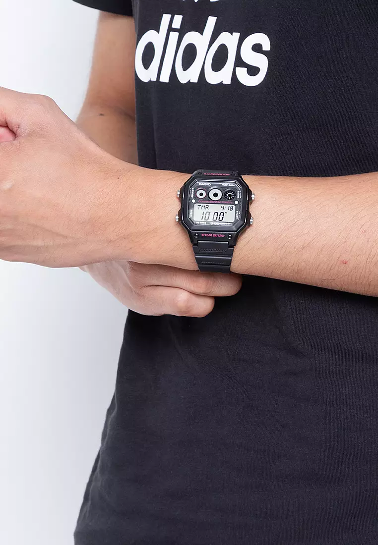 Digital Watch AE-1300WH-1A2VDF