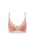 ZITIQUE pink Women's Ribbon Lace Breathable Lingerie Set (Bra And Underwear) with Steel Ring - Pink A5D9EUS9929908GS_2