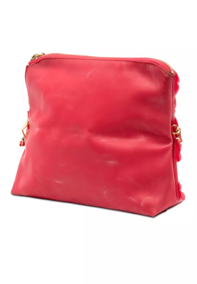 Pre-Loved Burberry Prorsum Pvc Petal Crossbody