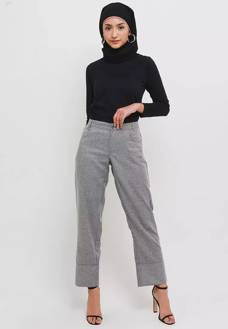 MFMW Latiza Celana Panjang Abu