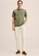 MANGO Man green Cotton Piqué Polo Shirt 37714AA29FEFDAGS_4