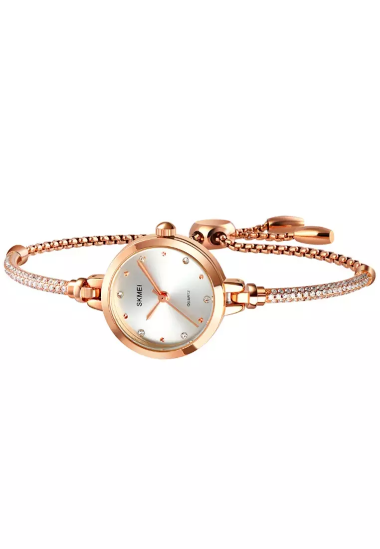 Jam Tangan Analog Wanita Waterproof Strap Tali Material Stainless Steel BY63 ORIGINAL