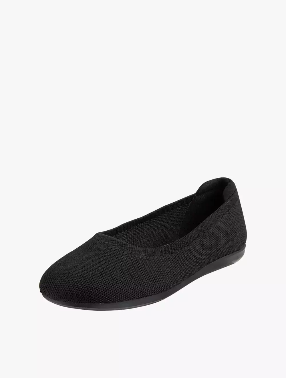 Payless Comfort Plus By Predictions Womens Melly Knit Flat - Black_15 - Black