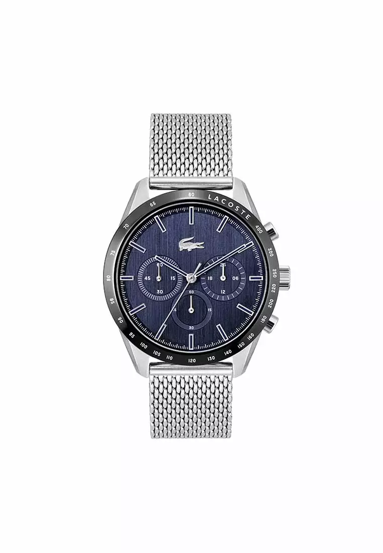 Buy Lacoste Boston Men's Watch Stainless Steel Strap - Blue Dial ...
