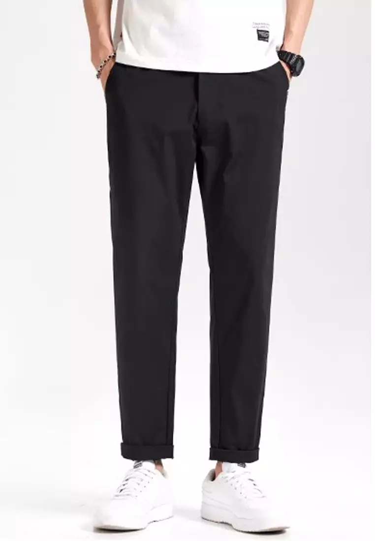 Elasticated Waist Slim Pants