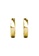 Her Jewellery pink and gold Circle Hoop Earrings (Light Rose/ Yellow Gold) - Made with Swarovski Crystals CFA04ACCBC44DCGS_4