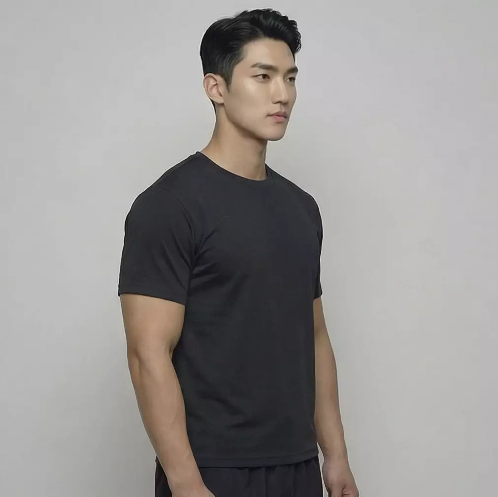 THIRDDAY Kaos Fitted Tee Pria Scubalux Polos Hitam MTZ33