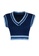 Trendyol navy V-Neck Crop Sweater 91875AAACD8D0FGS_6