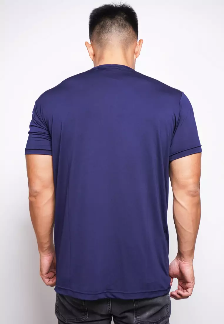 Nade NTB78 Kaos Pria Tangan Pendek Ringan Anti Kusut Nade Japan Navy