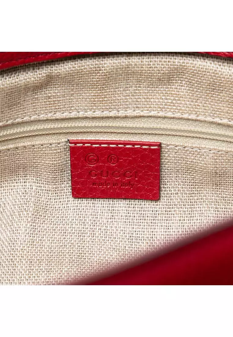 Pre-Loved Gucci Leather Bamboo Tassel Satchel