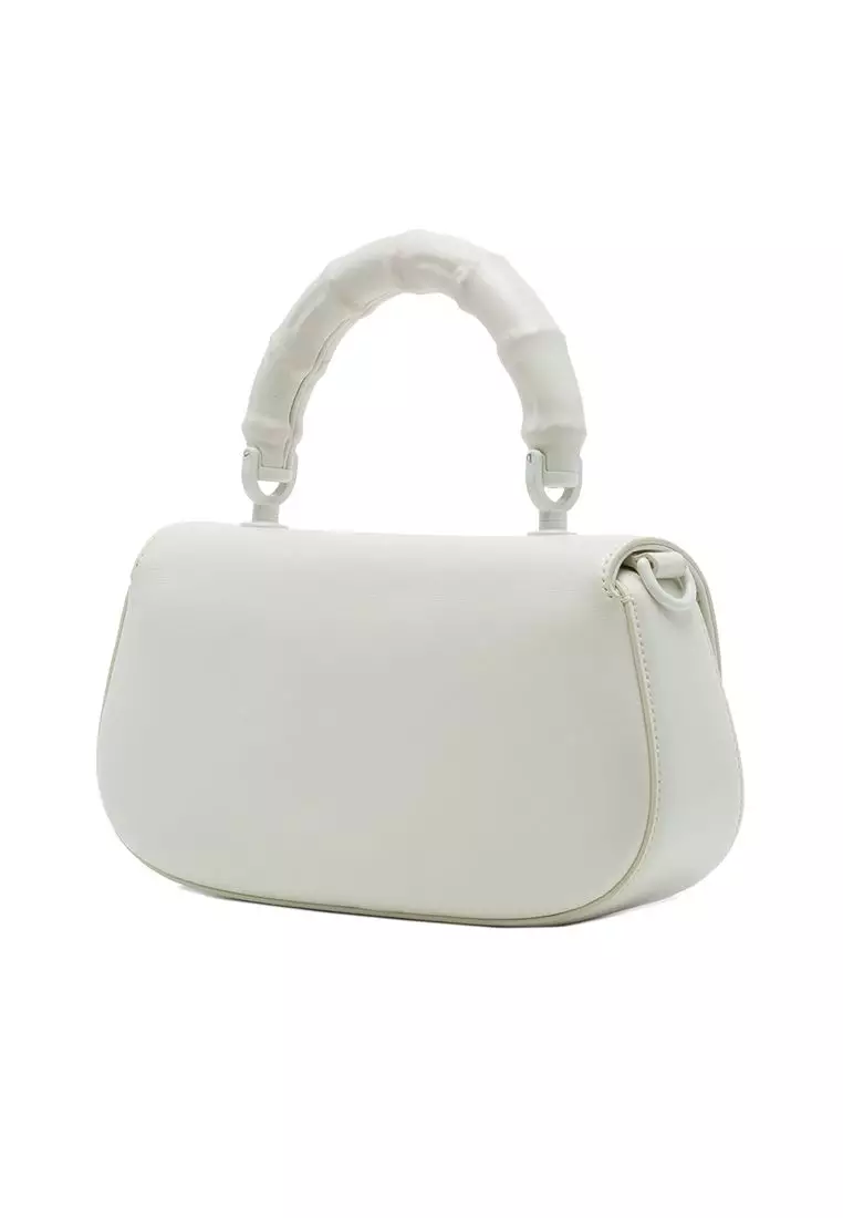 Pre-Loved Gucci Small Calfskin Bamboo Diva Top Handle Bag