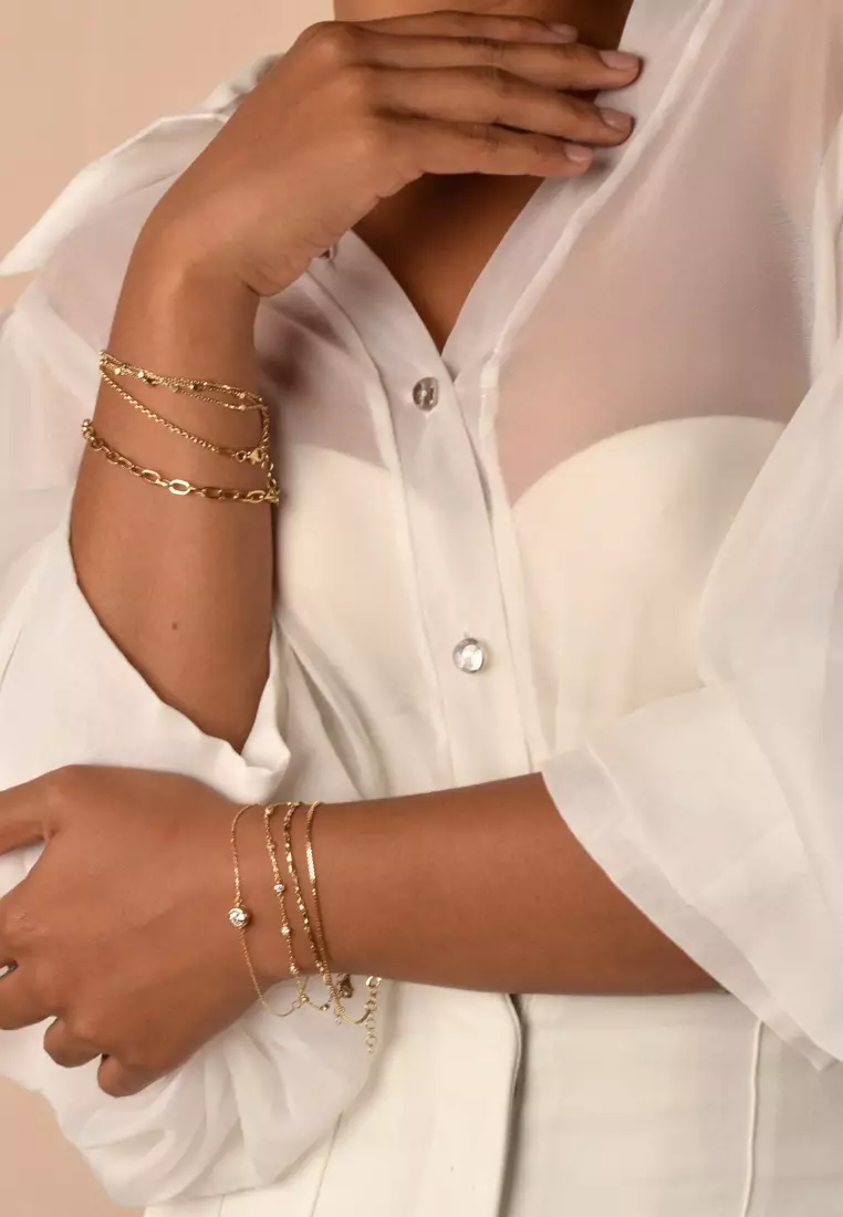 Rolo Chain Bracelet 14k Gold