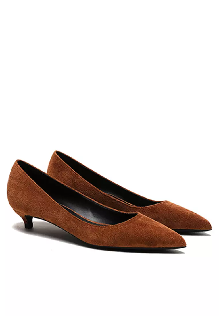 3CM Uniform Pointed High Heel Shoes HZL132