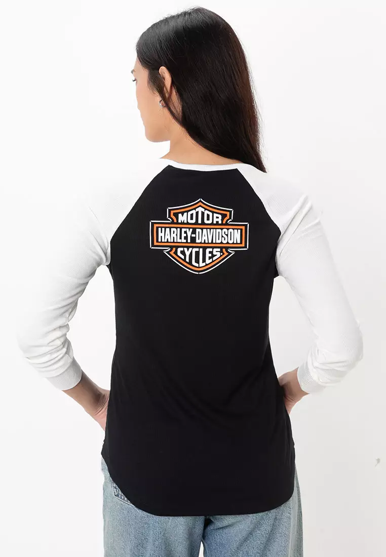 Harley-Davidson® Essential Arched Font Long Sleeve Raglan