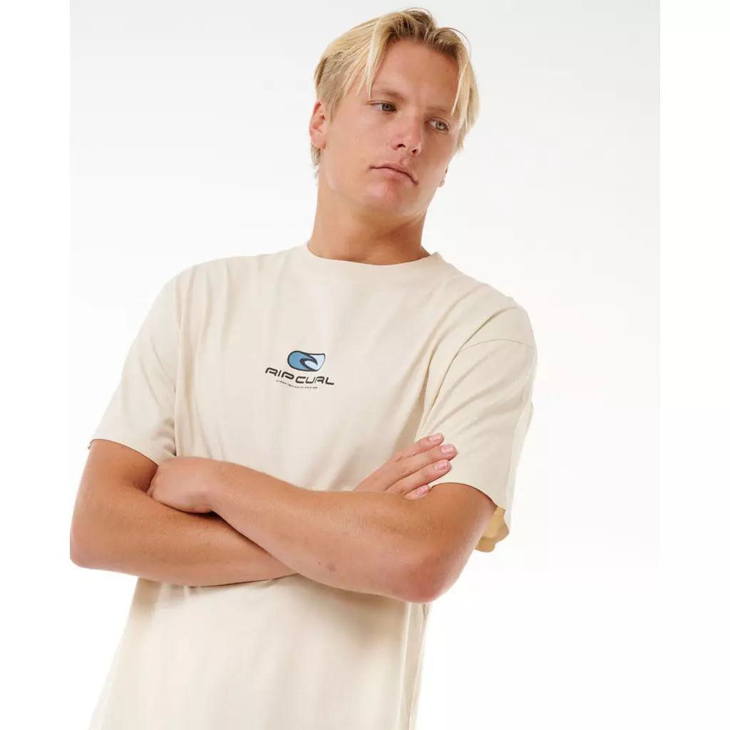 Rip Curl Pill Icon Tee - Vintage White