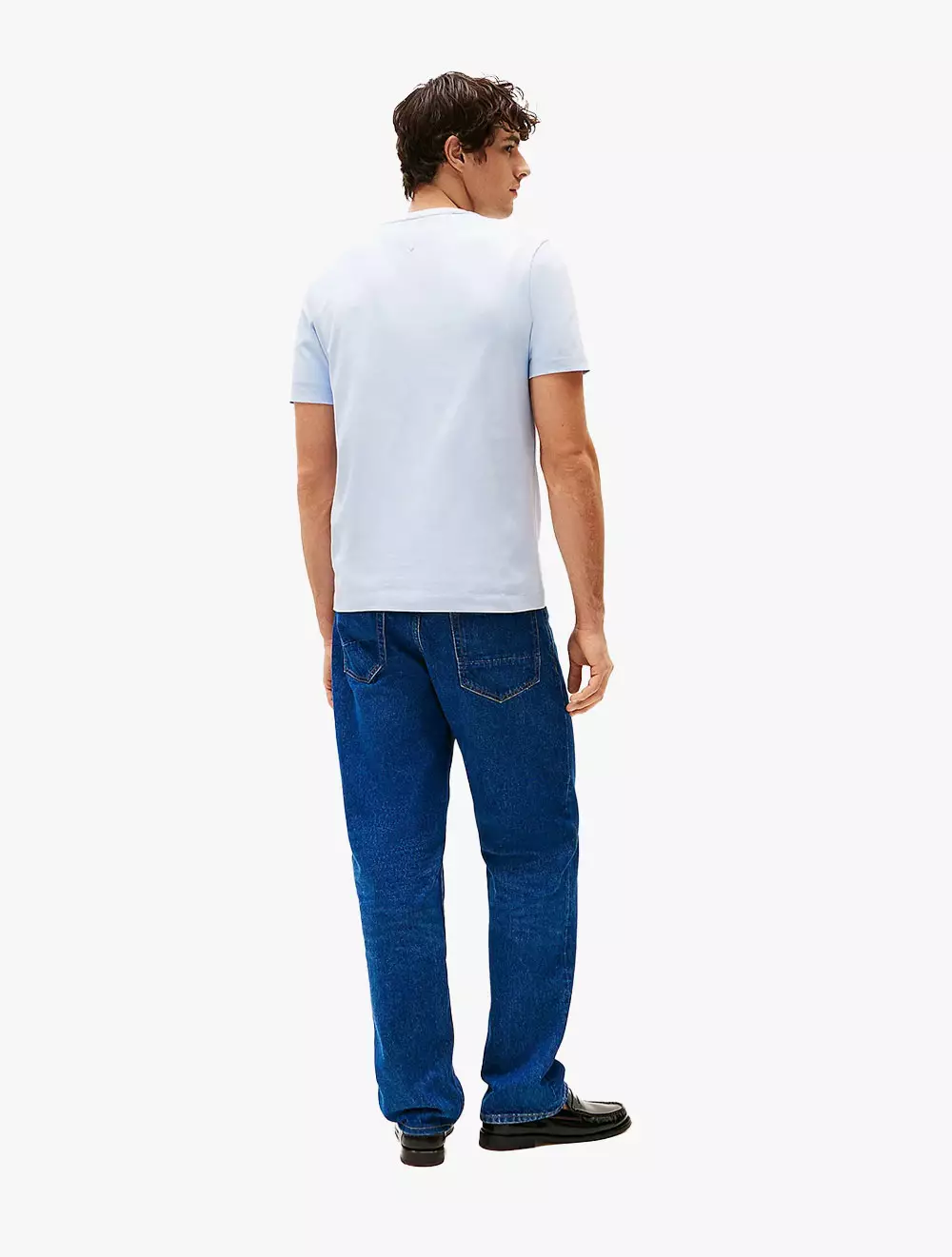 Tommy Hilfiger - Contrast TH Monogram Embroidery T-Shirt - Blue