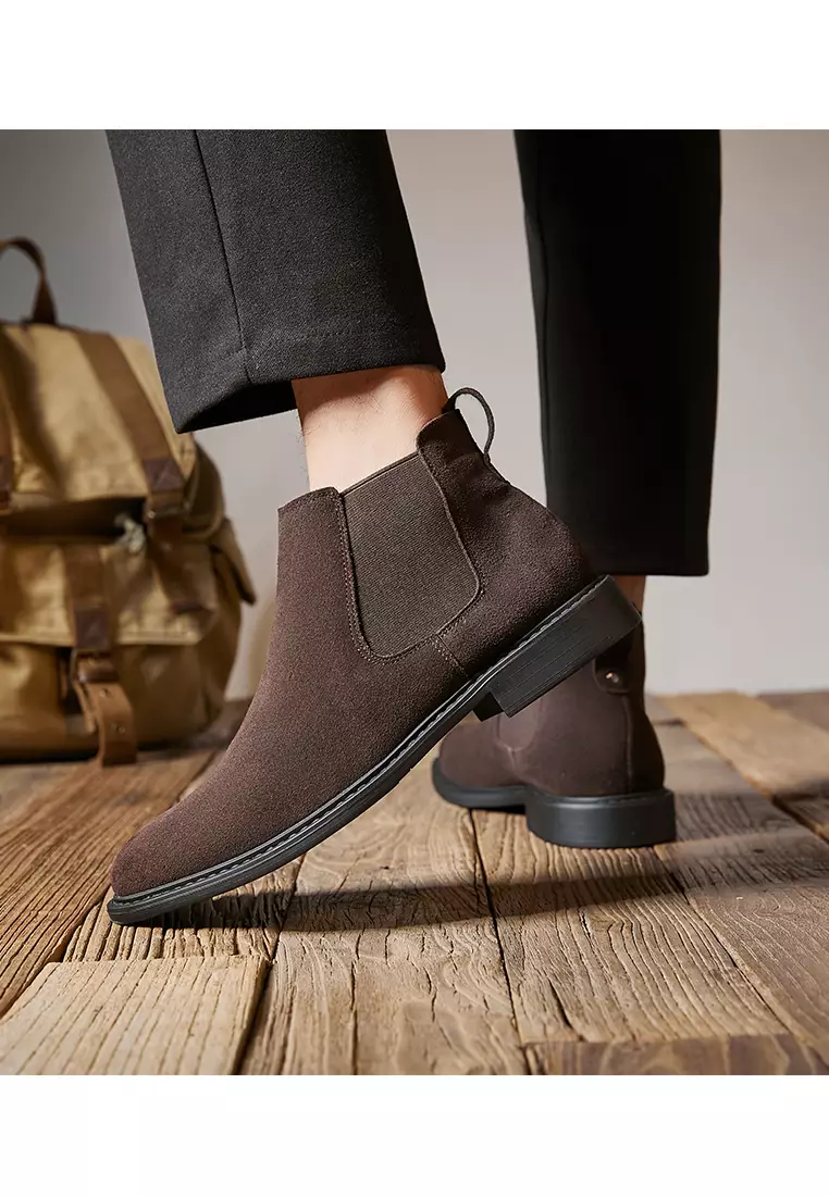 Cow Suede Chelsea Boot KB2298M