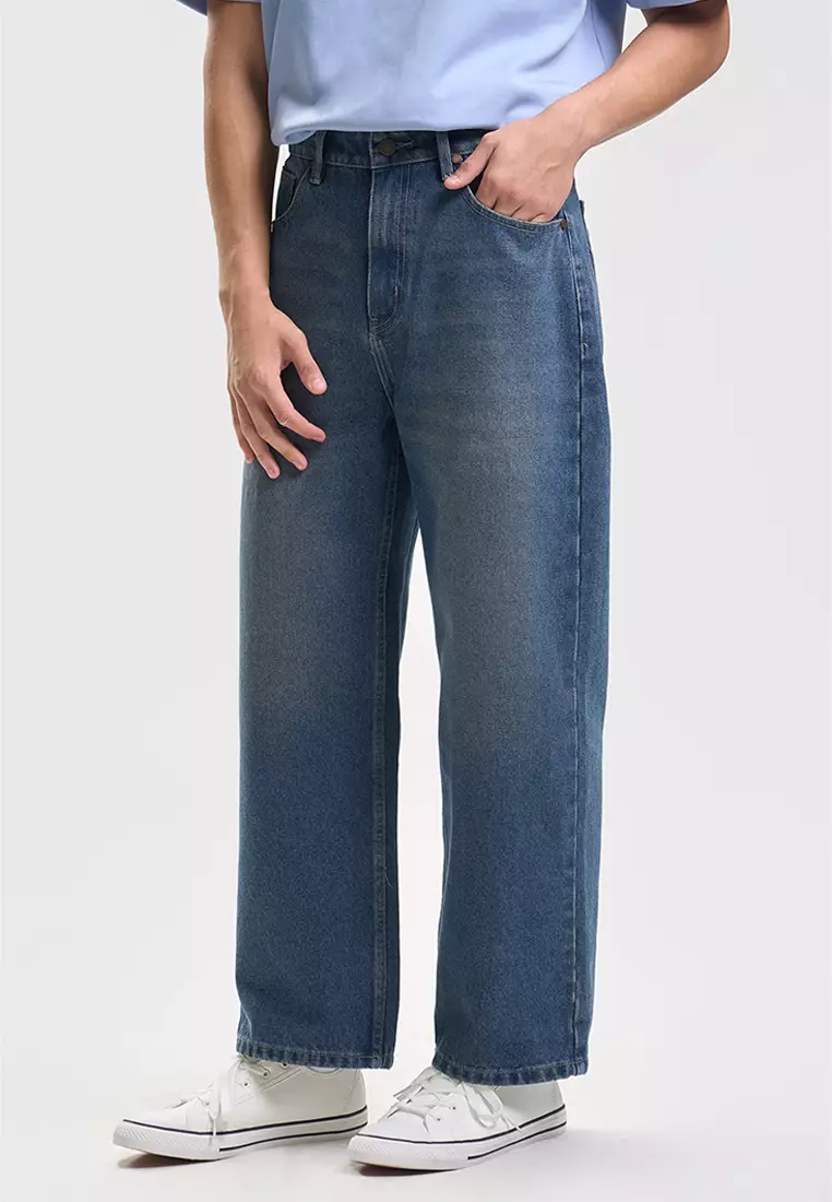 Wide Fit 5-Pocket Jeans