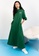 Lubna green Front Embroidered Hoodie Dress 60D57AA8F6037DGS_3