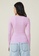 Cotton On pink Staple Rib Scoop Neck Long Sleeves Top 2321DAA104E617GS_2