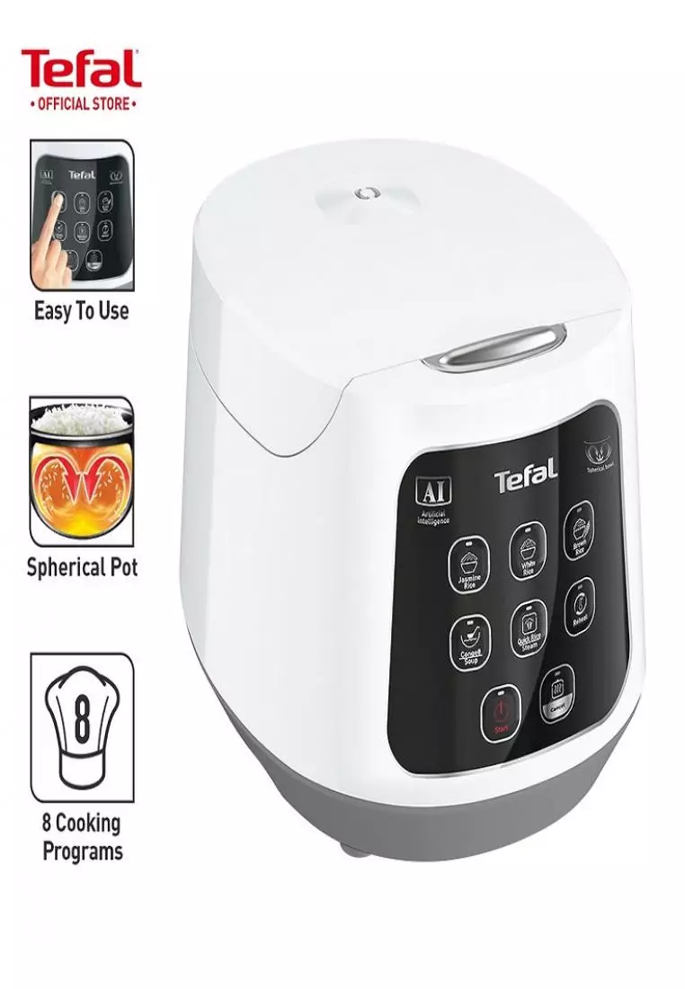 Buy Tefal Tefal Easy Rice Compact Digital Rice Cooker RK730165 8 Cups