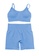 Twenty Eight Shoes blue VANSA Vest Shorts Yoga Fitness Set  VPW-YZJ628 94FD2AA190D70CGS_2
