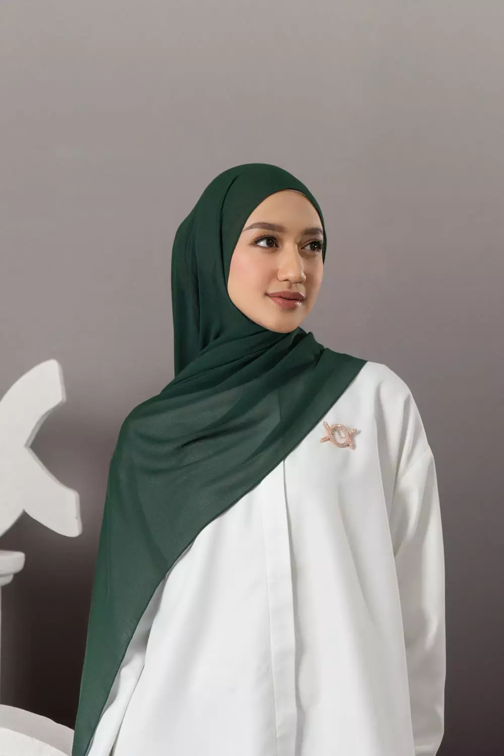 Klamby - Bria Pashmina Dark Emerald