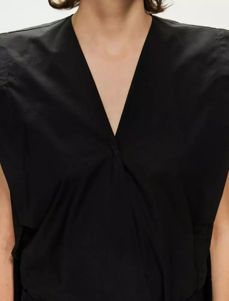 JNBY Women's V-Neck Sleeveless Short Jumpsuit