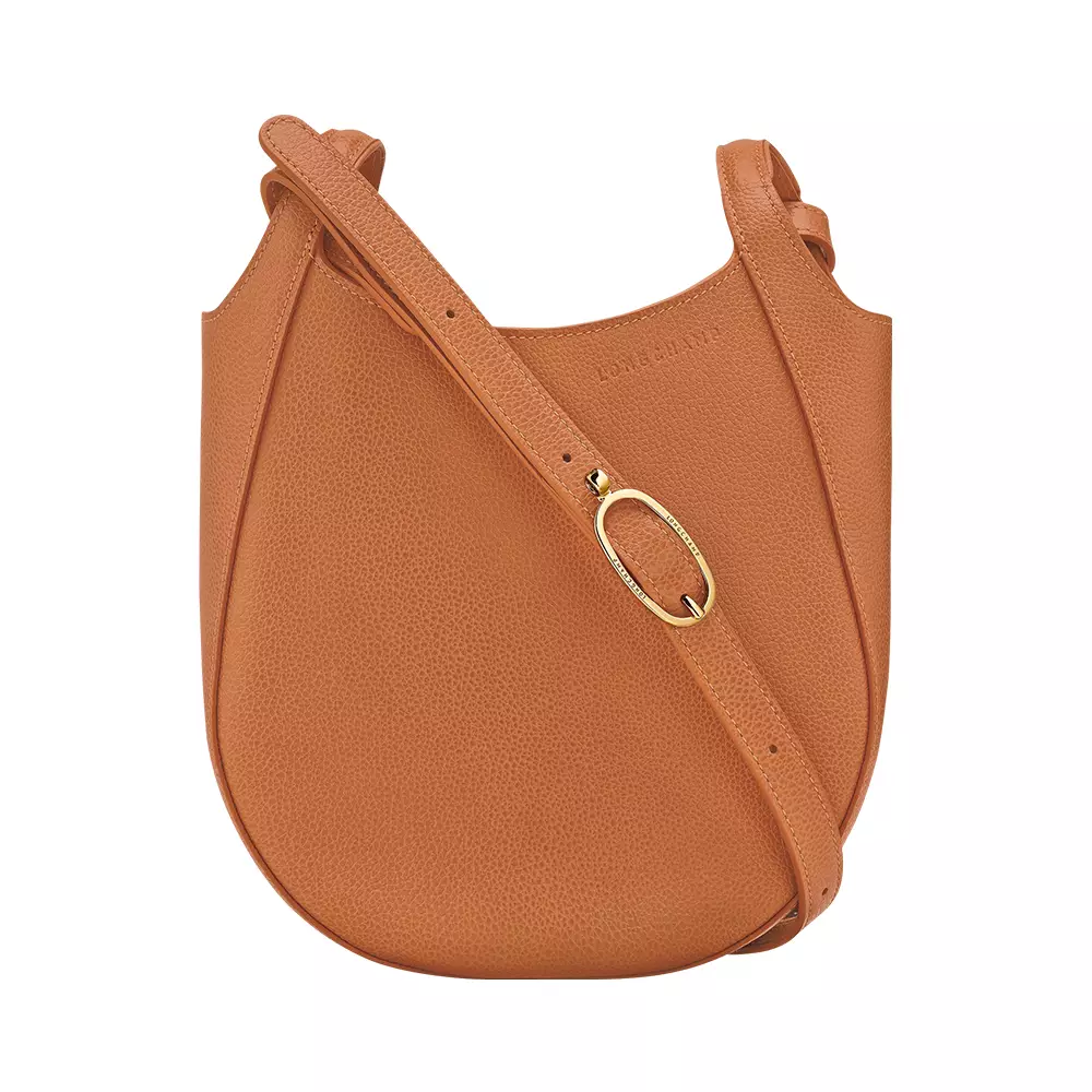 [7.7 SALEBRATION] Le Foulonné Small Grained Crossbody Bag Amber