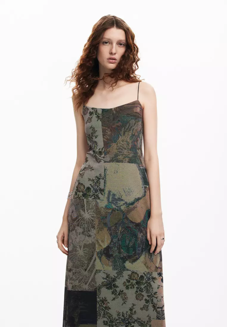 Desigual Desigual Woman Printed midi dress. 2026 | Buy Desigual Online |  ZALORA Hong Kong