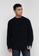 CK CALVIN KLEIN blue Merino Wool Recycled Polyester Crew - Band Details F017CAAEB2CE82GS_1
