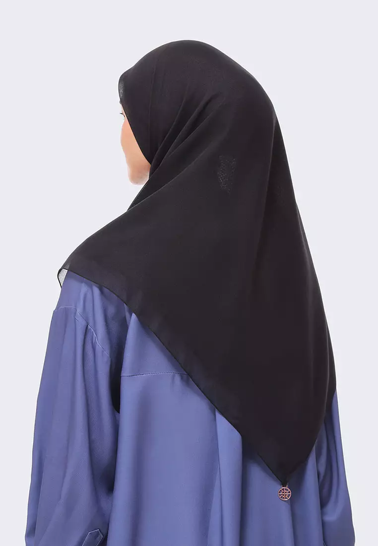 Ria Miranda Black Rarina Scarf