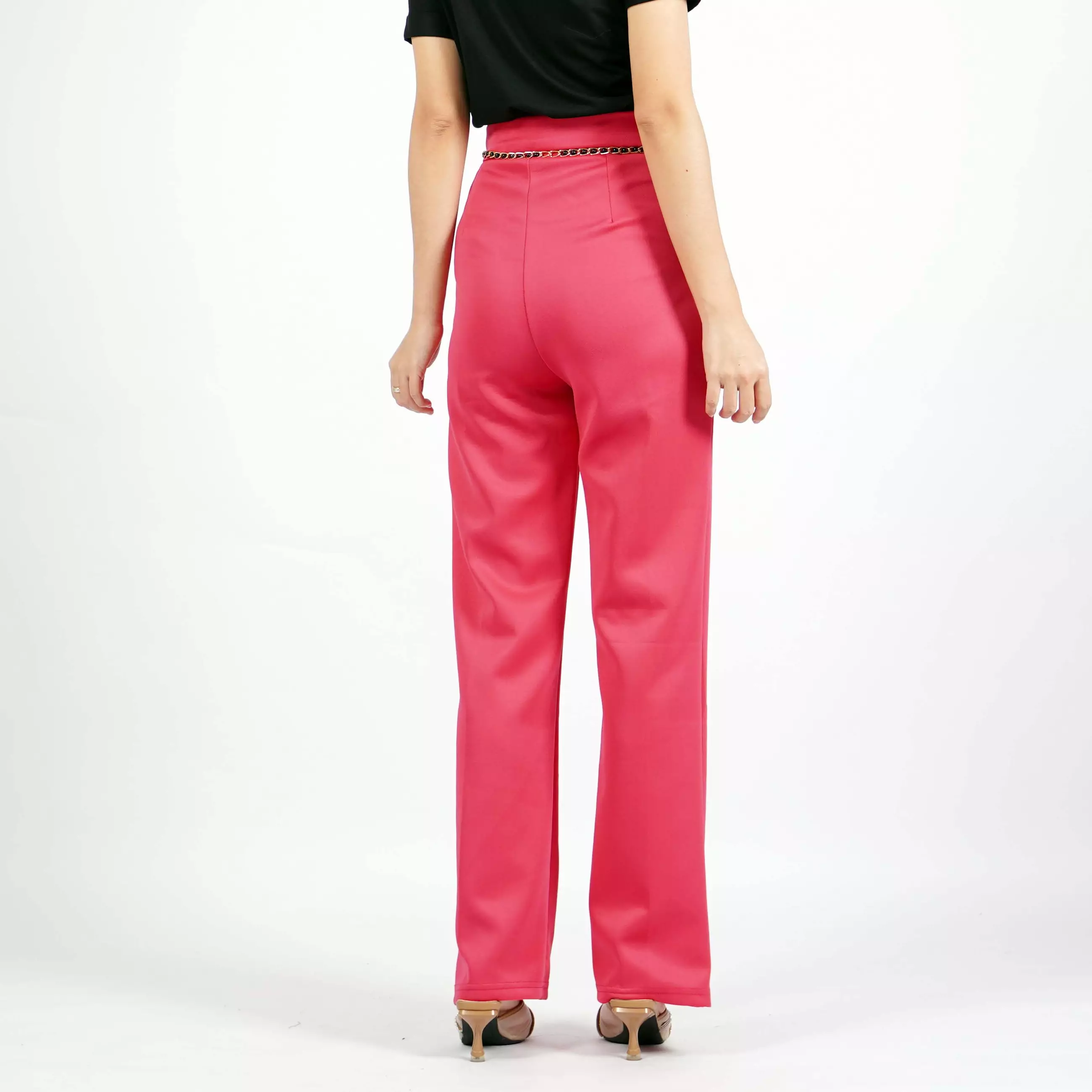 Okechuku Amantha Celana Kerja Wanita Celana Panjang Wanita Formal - Fuchsia