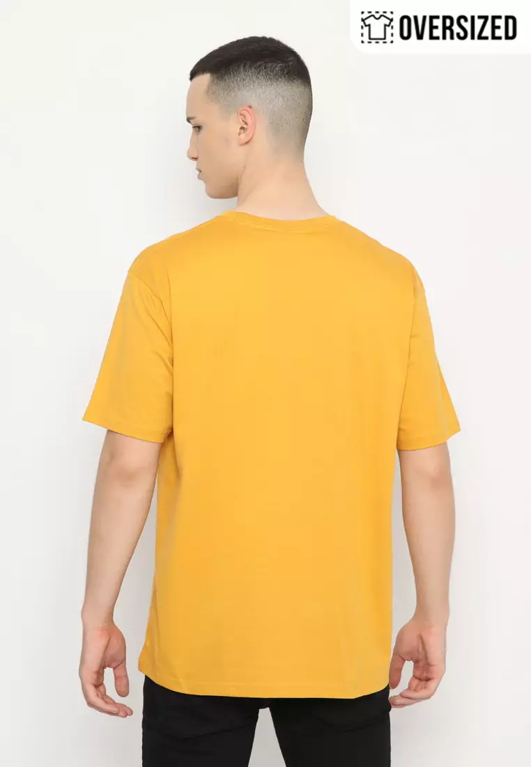 POLICE T-Shirt Print 3D Cotton Combed Oversized Pria 2239230031