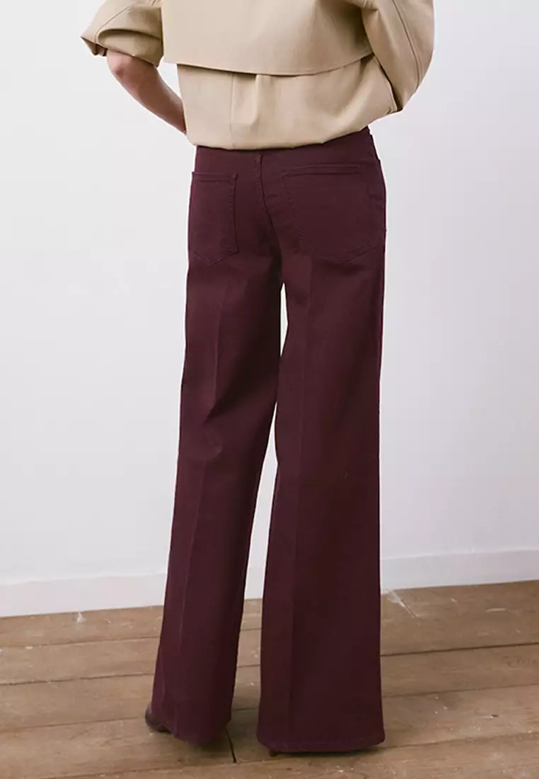 High-Waisted Wide Leg Jeans