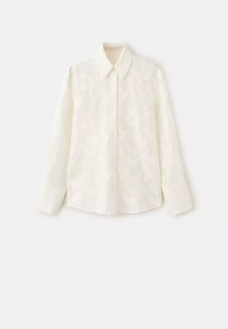 Floral Embroidery Blouse