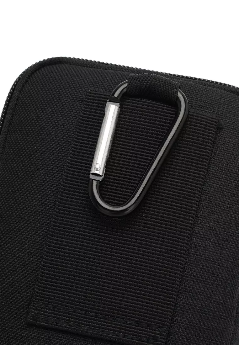 Travel Zip Pouch / Belt Bag - Black