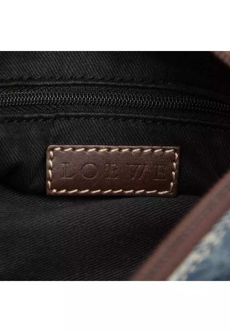 Pre-Loved Loewe Anagram Denim Tote