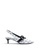 House of Avenues white Ladies Allover Print Slingback Heel Pumps 4395 White C38D6SH484AF42GS_1