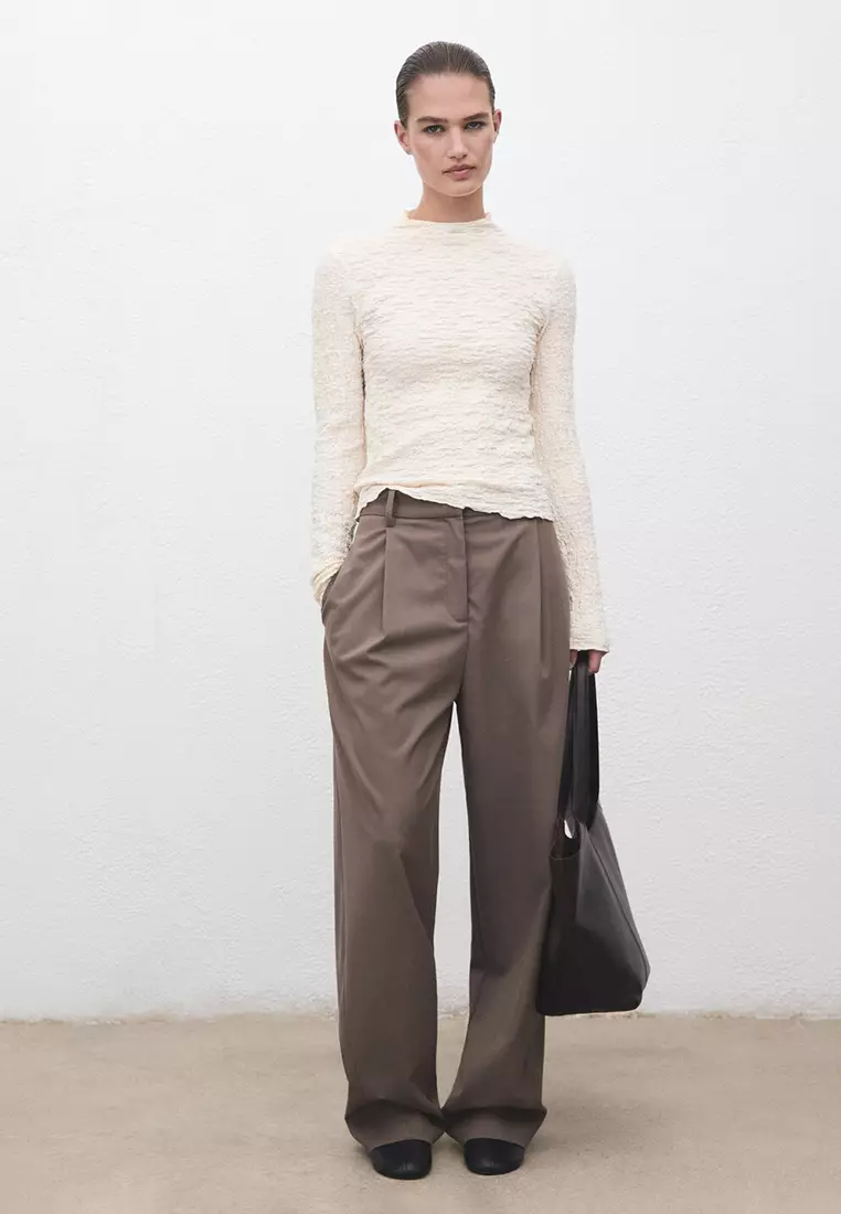Textured Crepe Top